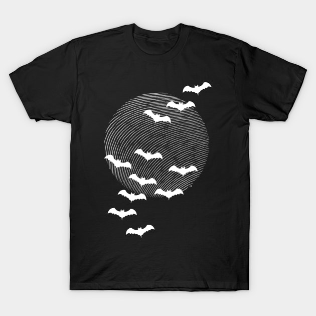 Flight of The Bats T-Shirt by LadyMorgan